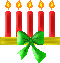 gifs grande bougie rouge