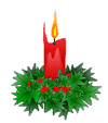 gifs grosse bougie rouge