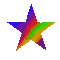 gifs etoile colore