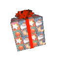 gifs cadeau de noel emballe