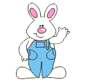 gifs lapin qui fait signe