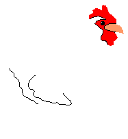 gifs poule blanche qui pond