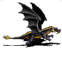 gif super dragon qui vole